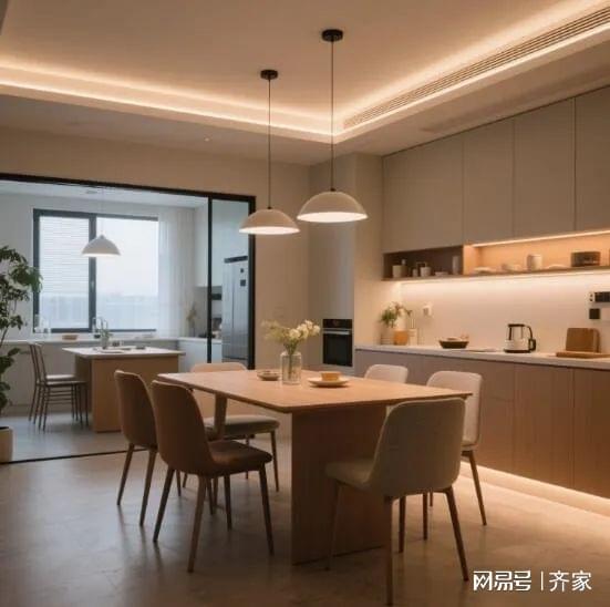 的现代简约餐厅温馨到犯规！CQ9电子版入口哇塞 这家(图3)